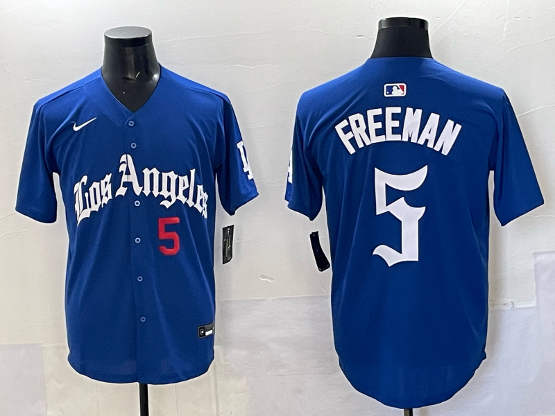 Men Los Angeles Dodgers #5 Freeman Blue 2025 Nike MLB Jersey style 002->los angeles dodgers->MLB Jersey